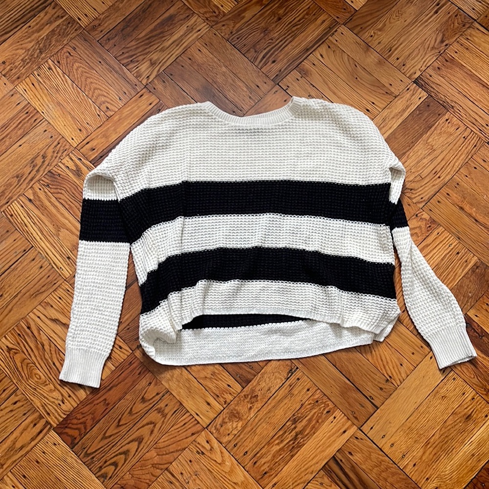 Long Sleeve Striped Blouse